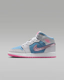 Air 1 Mid Se (Gs) Grey/Blue