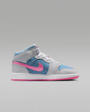 Air 1 Mid Se (Gs) Grey/Blue