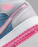 Air 1 Mid Se (Gs) Grey/Blue