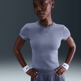 Court Advantage WomenS Dri-Fit Short-Sleeve Tennis Top Violet