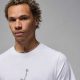 Air Jordan Sprt Dri-Fit Gfx Ss Crew White