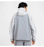 Tech Woven Full-Zip Grey