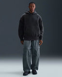 Tech MenS Fleece Oversized Hoodie Black