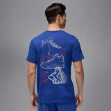 Air Jordan Brand Rare Aj3 Ss Crew Blue
