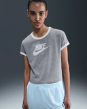Short-Sleeve Ringer Grey