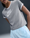Short-Sleeve Ringer Grey
