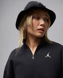 Brk Flc Qz Top Black