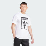 Trefoil Torch T-Shirt White