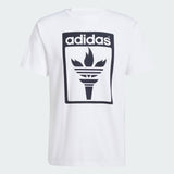 Trefoil Torch T-Shirt White