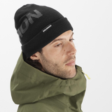HERMITAGE BEANIE-DEEP BLACK OSFA