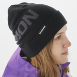 HERMITAGE BEANIE-DEEP BLACK OSFA