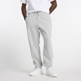 Brushed Back Small Logo Joggers Grey L
