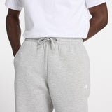 Brushed Back Small Logo Joggers Grey L