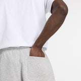 Brushed Back Small Logo Joggers Grey L