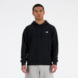 Brushed Back Small Logo Hoodie Black L