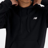 Brushed Back Small Logo Hoodie Black L