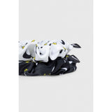 Gathered Hair Ties 2.0 2 Pk White/Opti Yellow/Black Osfm