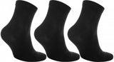(3 ) NEW COTTON QUARTER SOCKS 3 PACK L