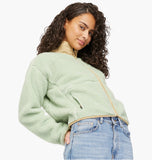 Womens Extreme Pile Full-Zip Jacket Green M
