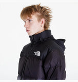96 Nuptse Dip Dye Jacket Black