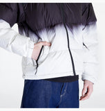 96 Nuptse Dip Dye Jacket Black