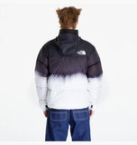 96 Nuptse Dip Dye Jacket Black