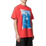 MONA LISA OVERSIZED T-SHIRT RED