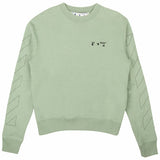 Logo Crewneck Sweatshirt 'Jadeite/Black'