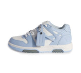 Off-White Out Of Office Low-Top calf leather Sneakers Light blue White