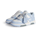Off-White Out Of Office Low-Top calf leather Sneakers Light blue White