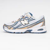 740 White Blue Gold