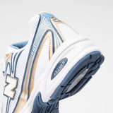 740 White Blue Gold