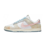 DUNK LOW PINK BLUE GOLD