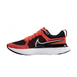 React Infinity Run Flyknit 2 Black Bright Crimson